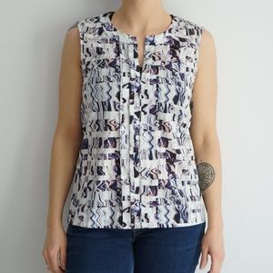 Sleeveless Graphic Calvin Klein Blouse